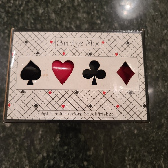 BIA Cordon Bleu Bridge Stonewear Snack Dishes 2003 - Picture 5 of 6